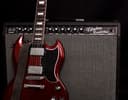 Fender Vibrolux Reverb with Gibson SG